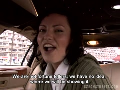 Czech Streets - Fucking Jana in the car