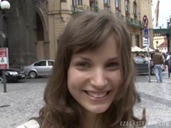 Czech Streets - Pavla - Vendula teasing and twirling