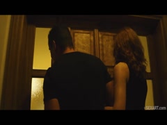 Russian couple hard fuck in toilet