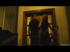 Curly blonde make her GF orgasm