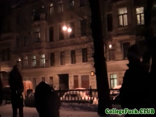 Euro teen fingered and fucked by sexysanta - HD Video