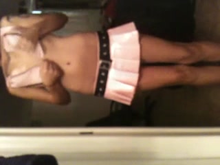 Horny girl show off her skinny body