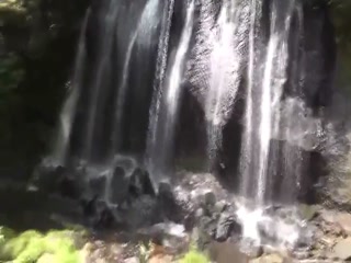 Japanese old man Exposure in the open air