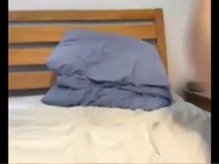 Dad playing with his uncut cock and arse