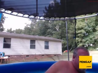 Naked Pool Dad