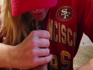 49ers Fan Super Bowl Blowjob